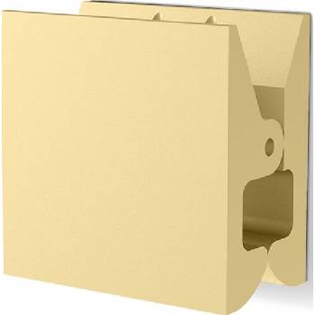 DECOR WALTHER Държач за кърпа Pinch квадратен 5 см златен мат (0907282)