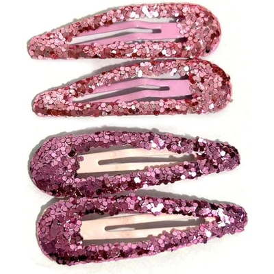 Sponky do vlasů Busy Lizzie - Glitter pink and purple
