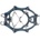 Snowline Снегоходни шипове Snowline Chainsen Light Snow spikes - Navy / Blue Eyelet (412-0052-0211)