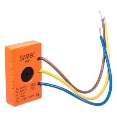 Omezovač přepětí Simet 1P 1500 A 230 V IP20 oranžový
