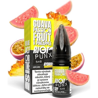 Riot Squad salt Guava, Passionfruit & Pineapple 10 ml 5 mg