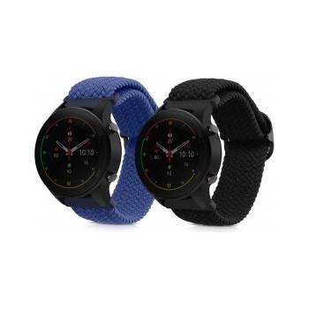 kwmobile 2x Гривна за Xiaomi Mi Watch Color Sport / S1 Active - черен - 52706