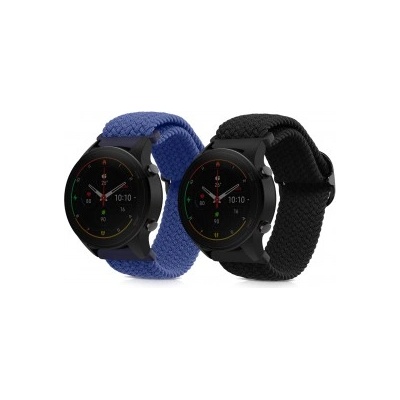 kwmobile 2x Гривна за Xiaomi Mi Watch Color Sport / S1 Active - черен - 52706