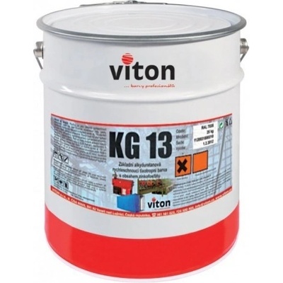 VITON Syntetická barva základní antikorozní rychleschnoucí 25kg šedá 0110