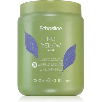 Echosline No Yellow Mask маска за коса неутрализиращ жълтеникавите оттенъци 1000ml