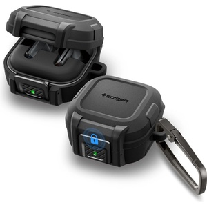 Spigen Калъф за Samsung Galaxy Buds 4 / Buds 4 Pro - Lock Fit - Spigen - Матово черен