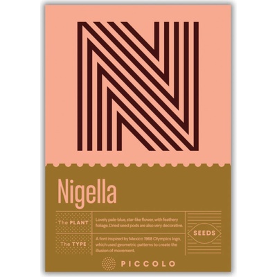 Piccolo Seeds N Nigella Černuška 1 bal.