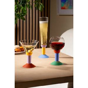 Bodum комплект чаши за коктейли от цветно стъкло 0, 2 l (12144.955.MOMA)