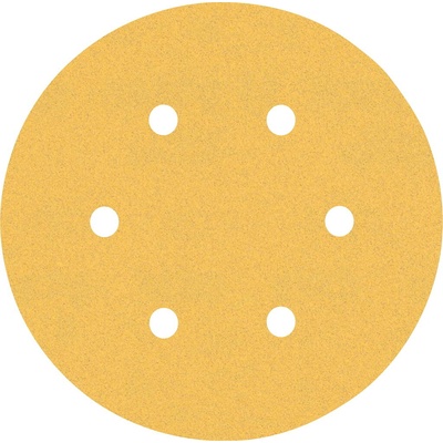 Bosch Brúsny papier EXPERT C470 so 6 otvormi pre excentrické brúsky, 150 mm, zrnitosť 120, 5 ks 2608900817