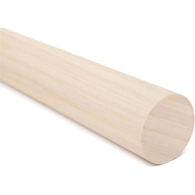 KP Dubové madlo pre nerezové zábradlie a schodisko pr.42 mm, 300 cm, nelakované KMD-42_300