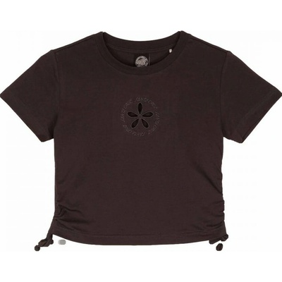 SANTA CRUZ tričko Ringed Flower Tie T-Shirt Black Wash BLACK WASH