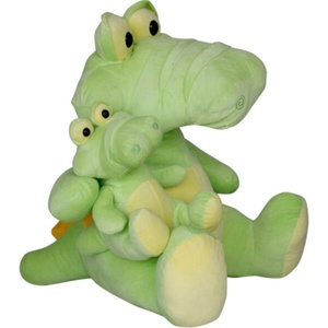 Амек Тойс Плюшена играчка Амек Тойс - Крокодил с бебе, 60 cm (031268-2) - baby
