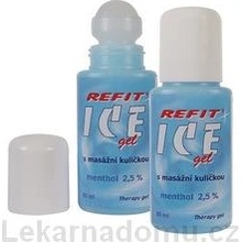 Refit Ice gel roll-on Menthol 2.5% na záda 80 ml