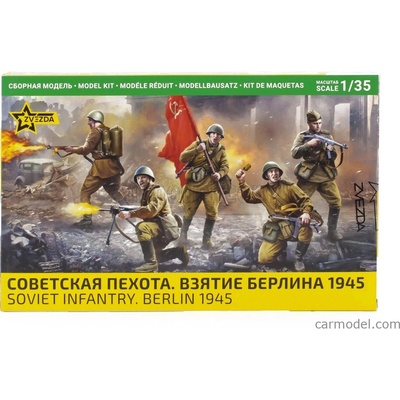 Zvezda Figures Soldier Military Soviet Infantry 1945 / 1:35
