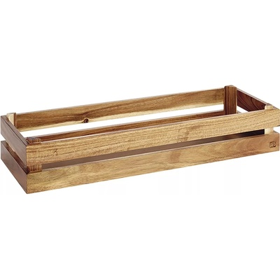 APS Superbox drevená bednička, GN 2/4, svetlohnedá, výška: 105 mm, dĺžka: 555 mm