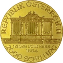 Münze Österreich Zlatá mince Wiener Philharmoniker ATS 1 oz