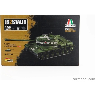 Italeri Talianeri Tank Js2 Josif Stalin Vojenský 1945 / 1:56