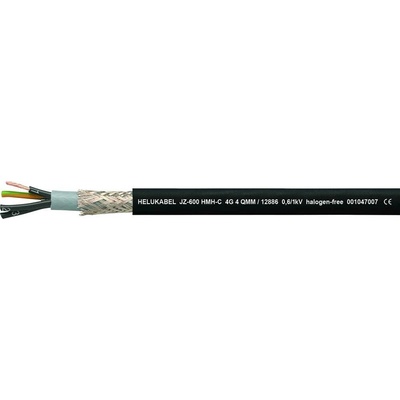 Helu JZ-600 HMH-C 12878-500 riadiaci 3 G 2.5 mm² 500m čierna