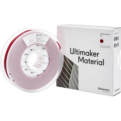 Ultimaker TPU - M0369 Red 750 - 215194 semiflexibilní 2.85 mm 750 g červená 1 ks