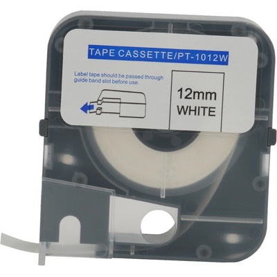 PONY PT-1012W, 12mm x 8m, Бял, оригинална лента (PT1012W)