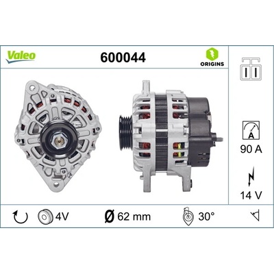 generátor VALEO 600044 VA 600044