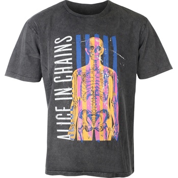 ROCK OFF Мъжка тениска Alice In Chains - Skeletal Stone Wash - ROCK OFF - AICSTNW23MC