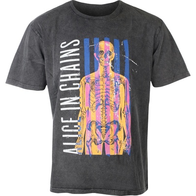 ROCK OFF Мъжка тениска Alice In Chains - Skeletal Stone Wash - ROCK OFF - AICSTNW23MC