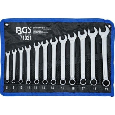 BGS Technic Očkoploché klíče 8 ÷ 19 mm Sada 12 dílů BGS 71021