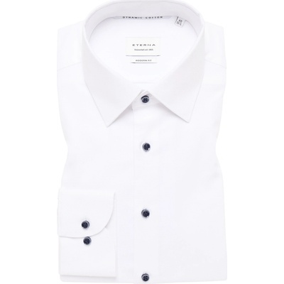 Eterna Dynamic pánska bavlnená košel'a non-iron modern fit biela