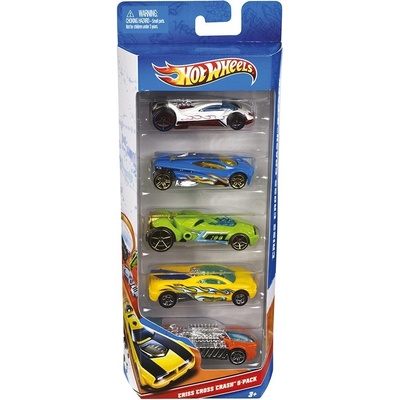 Mattel 18060 Hot Wheels autíčka kovová 5 ks