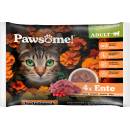Pawsome! Adult s kachním mäsom 4 x 85 g