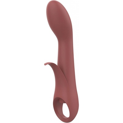 Dream Toys NUDE Sierra G-spot Duo tehlový