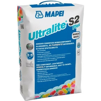 MAPEI Ultralite S2 Flex cementové lepidlo na dlažbu a obklady 15 kg Bílá