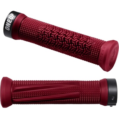 OneUp Goldstone Lock-on Grips maroon