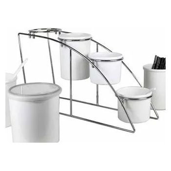 Image 1 of Horecano HORECANO-Иноксова поставка за големи буркани на 4 етажа 19x53xh32, 5cm (901300SS) (0194278)