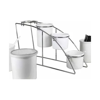 Horecano HORECANO-Иноксова поставка за големи буркани на 4 етажа 19x53xh32, 5cm (901300SS) (0194278)