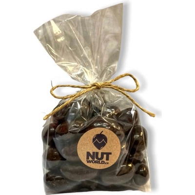 Nutworld Mandle V HOŘKÉ ČOKOLÁDĚ v celofánu 200 g