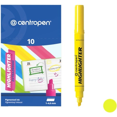 Centropen 8552 žlutý