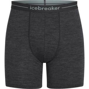 Icebreaker Мъжко мериносово термобельо Icebreaker Anatomica Long Boxers Merino base layer - Jet Heather - размер XL (015-2398-0114)