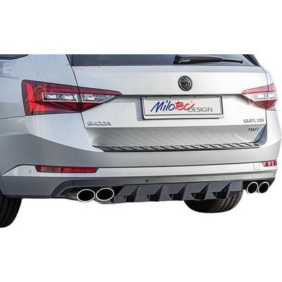 MILOTEC Difúzor zadného nárazníka, Škoda Superb III, 2015- ,