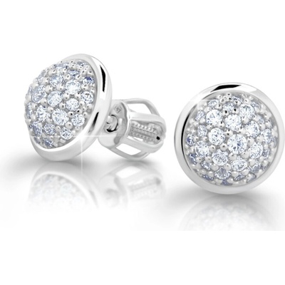 Cutie Jewellery - diamonds Náušnice DZ6404-3258 na šroubek ze zlata s diamanty