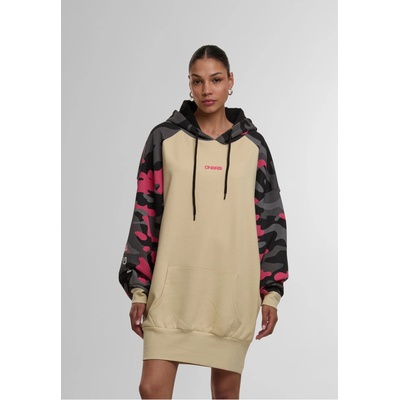 Urban Classics Суичър Dangerous DNGRS Oversized Hoodydress Trust beige XSUB-DLDR142-00003 - Бял, размер S
