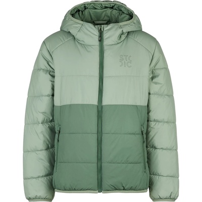 Stoic Детско синтетично яке Stoic Kid's MountainWool200 Strobo Hoody Synthetic jacket - Iceberg Green / Pineneedle Green - размер 116 (EU) (703-6572-0212)