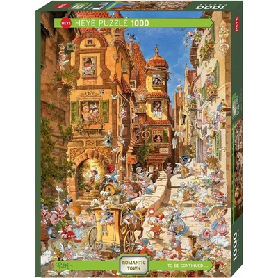 Heye Ryba Romantické mesto cez deň 1000 dielov