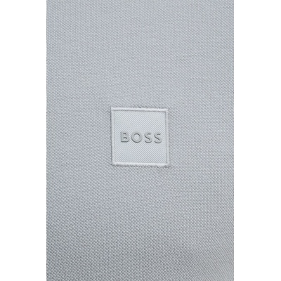 BOSS Orange тениска с яка мъжка от памук с еластан Passenger (50507803)