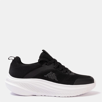 Kappa Мъжки маратонки Kappa Prati Knit Trainers Mens - Black/White