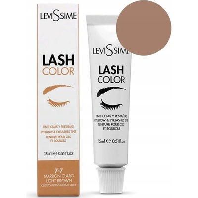 LeviSsime Lash Color farba na obočie a riasy 7-7 Marron Claro 15 ml