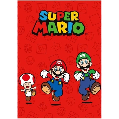 FARO Fleece deka Super Mario red