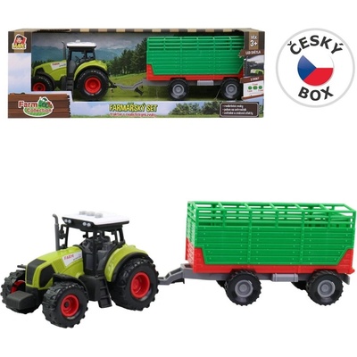 MaDe Farm Collection Traktor s přepravníkem 35cm