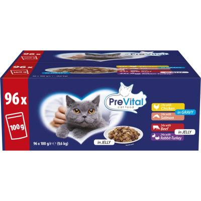 Prevital krmivo s lososem 0,085 kg